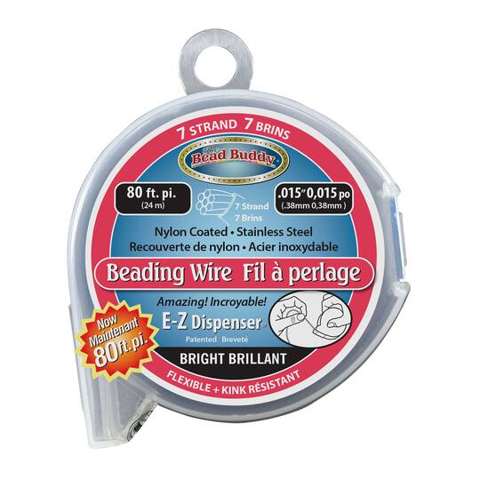 Buy The Bead Buddy Bright 7 Strand Beading Wire 0 38mm At Michaels